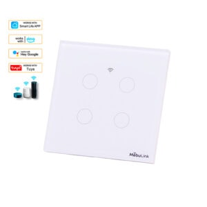 MebuLink  Smart switch WiFi 4-gang wall switch touch control