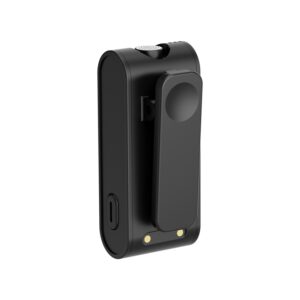 Ulanzi A100 lavalier microphone with Bluetooth 5.3 wireless transmission up to 20 meters range for interviews and content creation