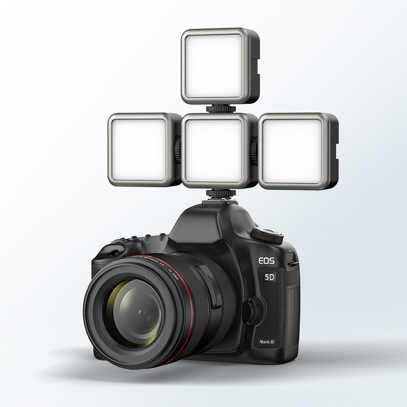 Rechargeable mini RGB LED light for photography and videography. Compact, versatile, and easy to use, perfect for enhancing lighting in creative projects.