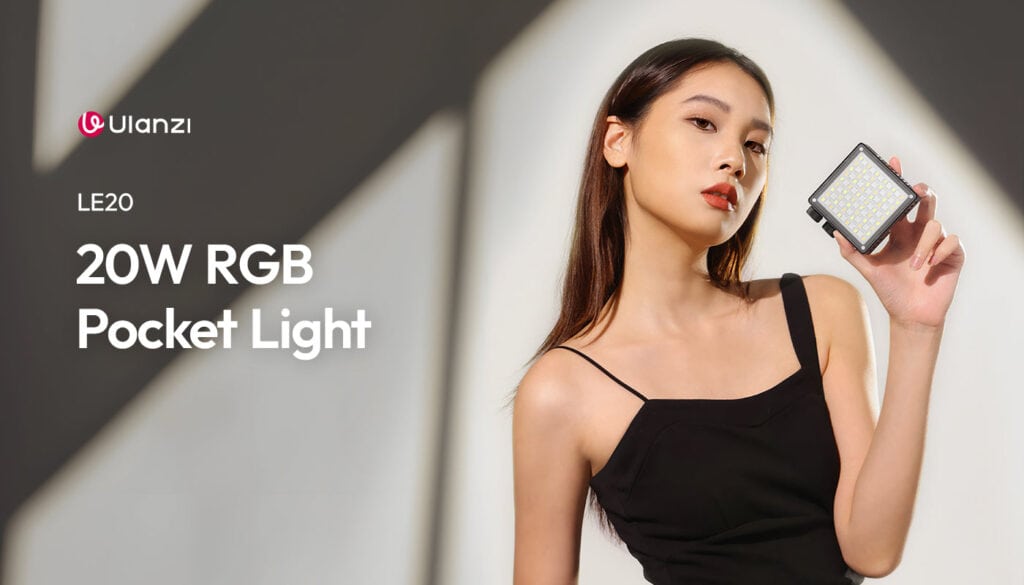 RGB Pocket Video Light for Creative Content Creation.