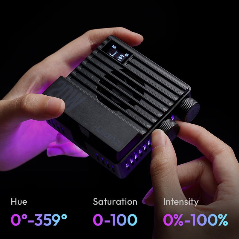 Compact RGB Video Light for Content Creators.