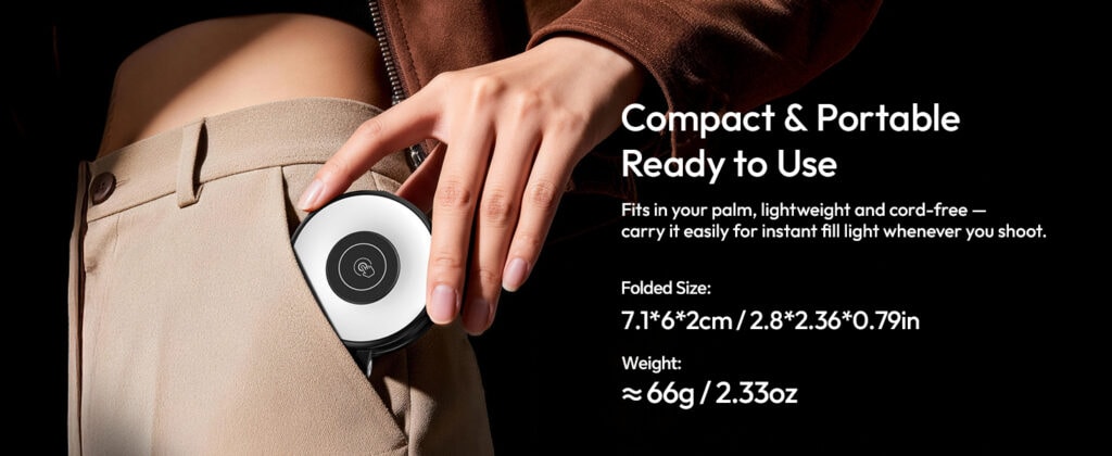 Ulanzi LM21 Magnetic Fill Light Black 05