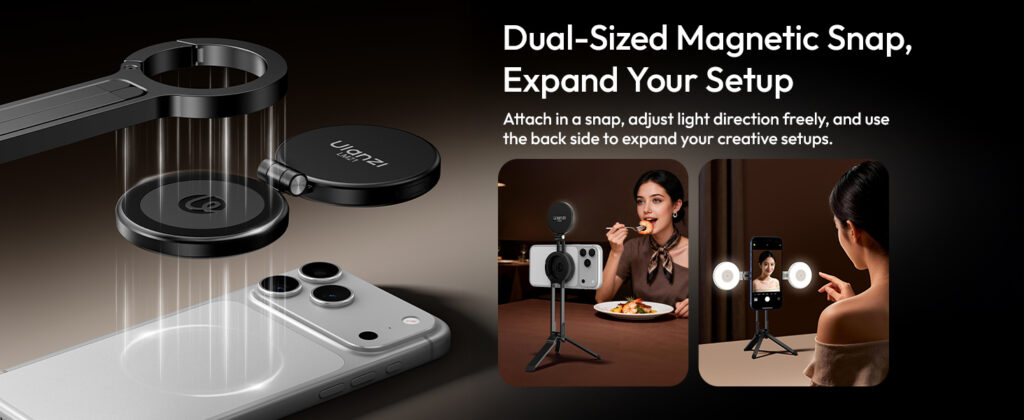 Ulanzi LM21 Magnetic Fill Light Black 08