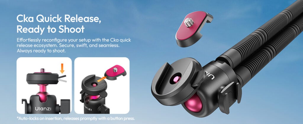 Ulanzi MT91 360 degree ball head pan tilt all angles