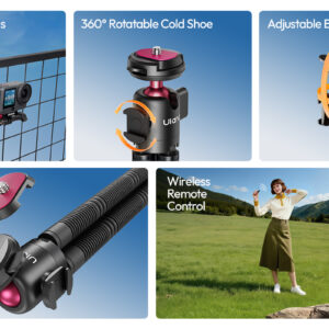 Ulanzi MT91 octopus tripod lifestyle features overview